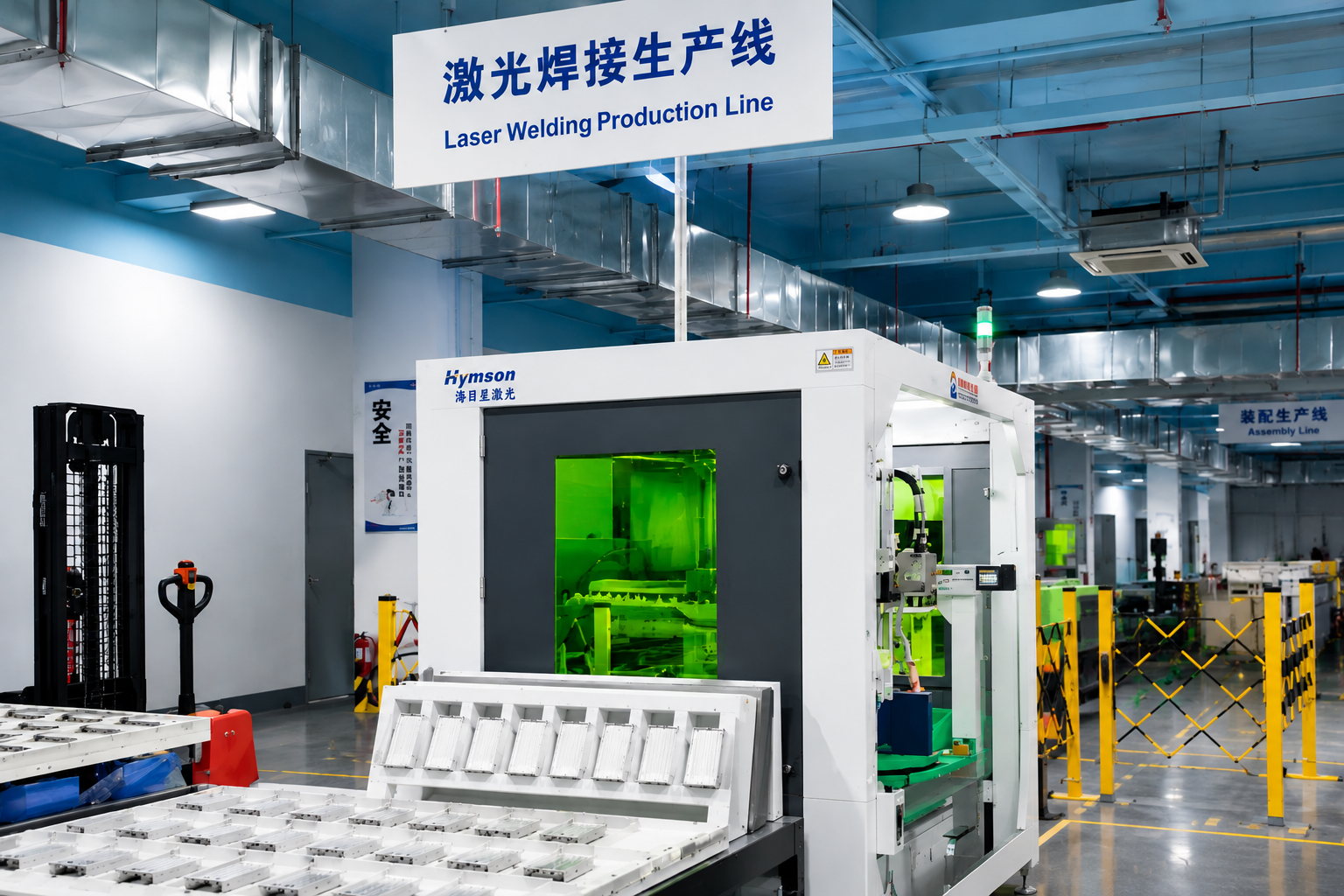 Enerup manufacturing facility — production and testing line